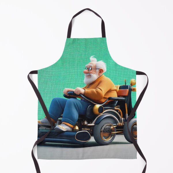 Item preview, Old Man riding a pimped Wheelchair designed and sold by Colin Bentham.