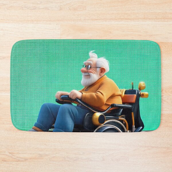 Item preview, Old Man riding a pimped Wheelchair designed and sold by Colin Bentham.