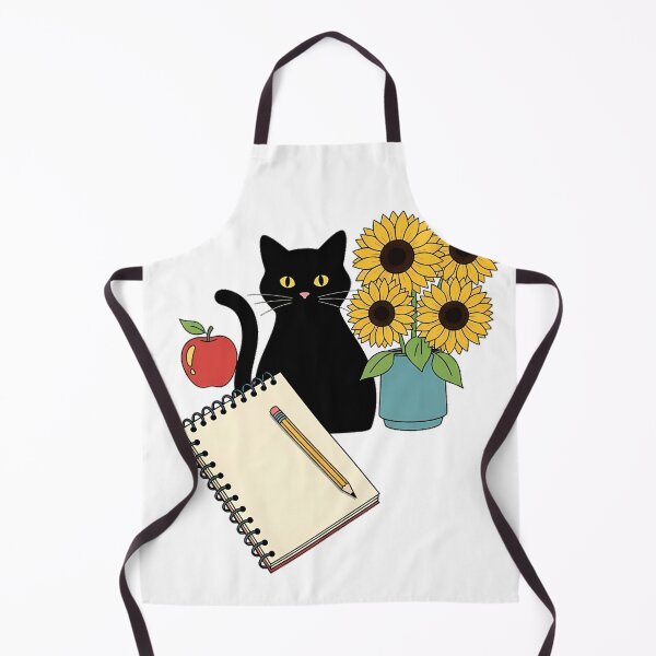 Item preview, Sunflower Ribbon Black Cat Blank Lesson Planner Gift designed and sold by pumsquare.