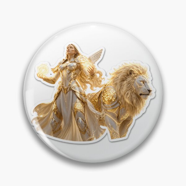 Item preview, Majestic Golden Lion Fantasy Art Portrait designed and sold by Farheen786.