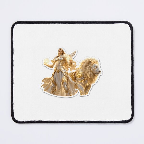 Item preview, Majestic Golden Lion Fantasy Art Portrait designed and sold by Farheen786.