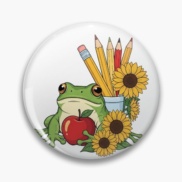 Item preview, Sunflower Ribbon Frog Apple Pencil Bundle Gift designed and sold by pumsquare.