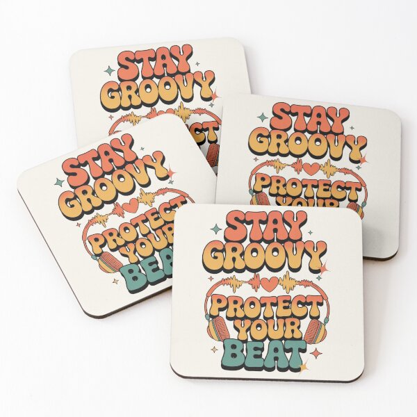 Item preview, Stay Groovy Protect Your Beat | Retro 70s Music Aesthetic designed and sold by Design_Your_Day.