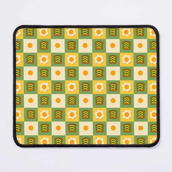 Item preview, Aesthetic Avocado Toast and Fried Egg Pattern - Minimalist Brunch Lover Art designed and sold by UniqueDesign751.