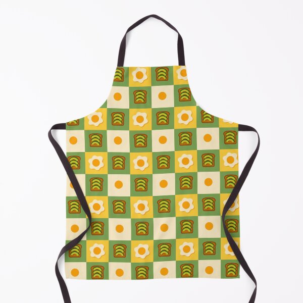 Item preview, Aesthetic Avocado Toast and Fried Egg Pattern - Minimalist Brunch Lover Art designed and sold by UniqueDesign751.