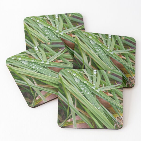 Item preview, Dew on Sharp Emerald Blades designed and sold by ShotsbyDesiree.