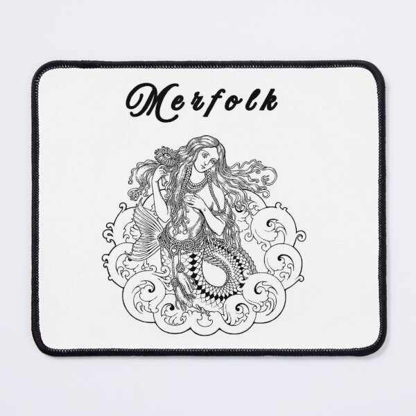 Item preview, Merfolk woman designed and sold by fadeinkstudio.