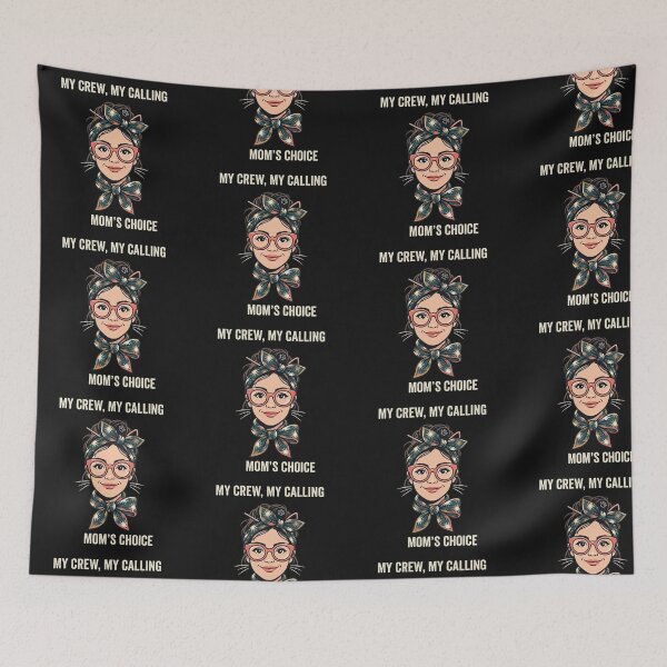 Item preview, My Crew My Calling Cat Mom Graphic Tee designed and sold by artlife4.