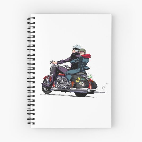 Item preview, Gojo & Geto Youth Motorcycle Art designed and sold by Snowdog-Art.