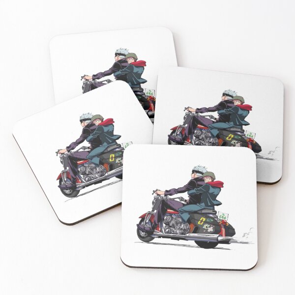 Item preview, Gojo & Geto Youth Motorcycle Art designed and sold by Snowdog-Art.