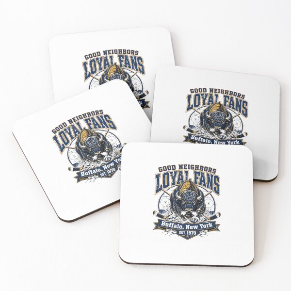 Item preview, Buffalo Hockey, Good Neighbors Loyal Fans, 716 Buffalo New York Hockey Fan designed and sold by MBSdesingArt.