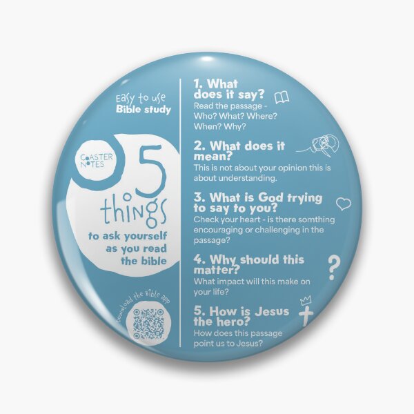 Item preview, Easy to Use bible study - 5 Things to ask designed and sold by blurbox.