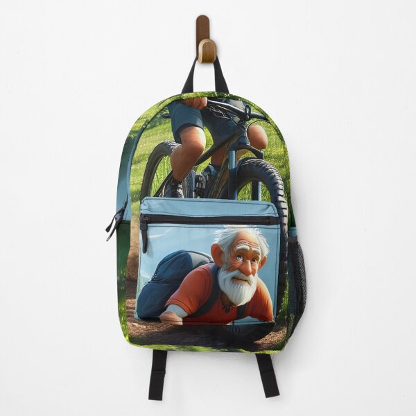 Item preview, Old Man riding a Mountain Bike designed and sold by Colin Bentham.