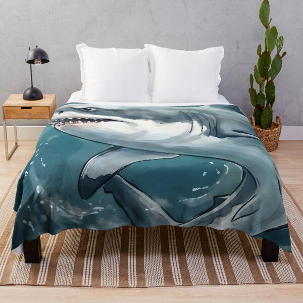 Item preview, Great White Shark Ocean Wildlife - Marine Illustration designed and sold by RubisLeaf.