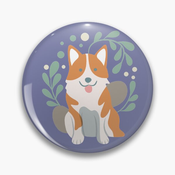 Item preview, Minimalist Botanical Corgi  designed and sold by IvysCreativityHouse.
