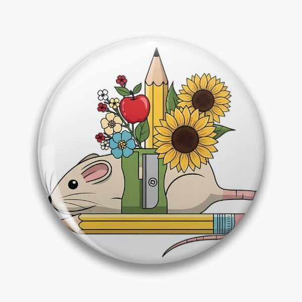 Item preview, Sunflower Ribbon Mouse Pencil Sharpener Flower Cluster Gift designed and sold by pumsquare.