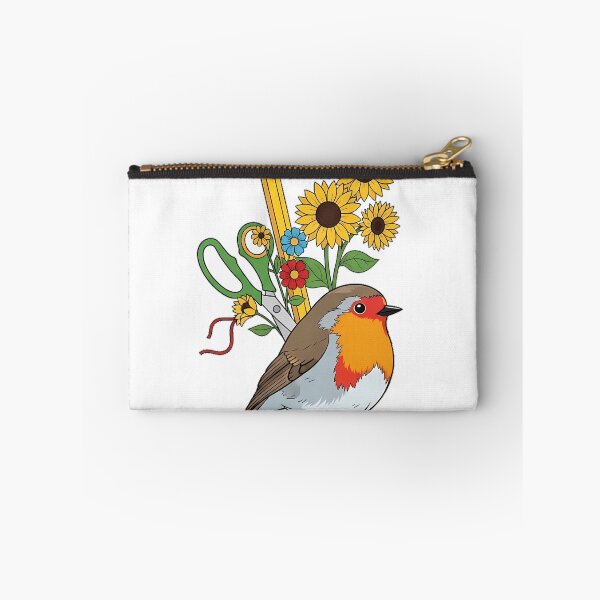 Item preview, Sunflower Ribbon Robin Scissor and Ribbon Craft Bundle Gift designed and sold by pumsquare.