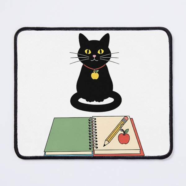 Item preview, Black Cat Apple Charm Blank Lesson Planner Gift designed and sold by pumsquare.