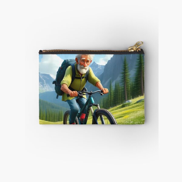Item preview, Old Man riding a Mountain Bike designed and sold by Colin Bentham.