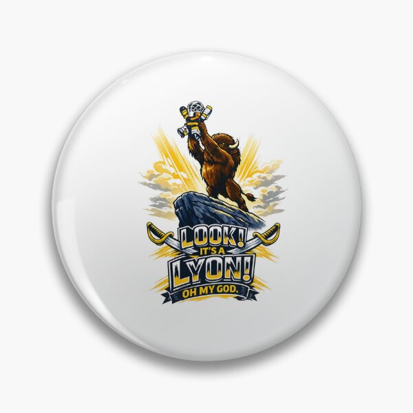 Item preview, Look! A Lyon!  Buffalo Hockey designed and sold by MBSdesingArt.