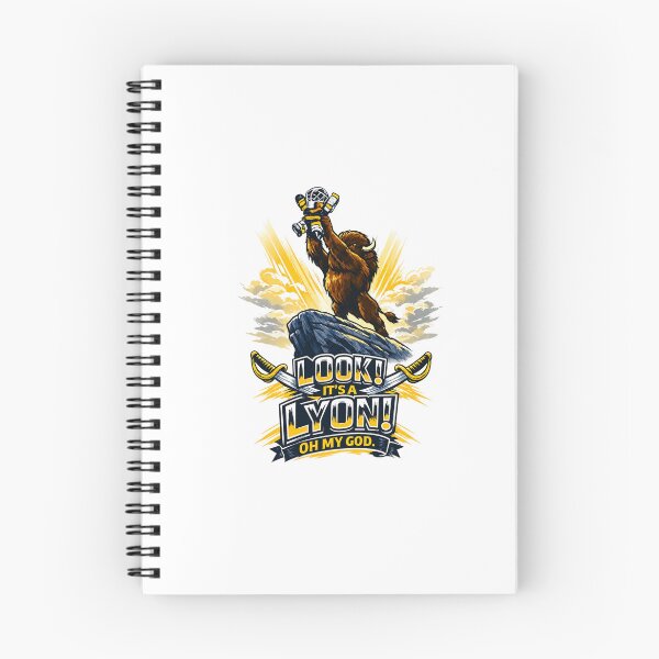 Item preview, Look! A Lyon!  Buffalo Hockey designed and sold by MBSdesingArt.
