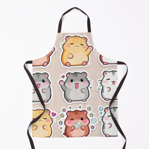 Item preview, Adorable Kawaii Hamster Sticker Pack with Cute Expressions designed and sold by LYAN-STORE.