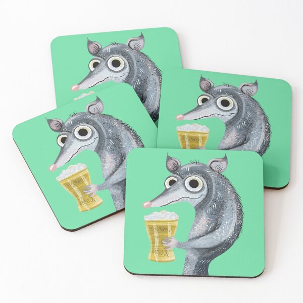 Item preview, Possum Drinking Beer designed and sold by IvysCreativityHouse.