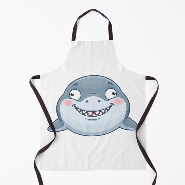 Item preview, Front Facing Derp Funny Great White Shark designed and sold by Petzzz.