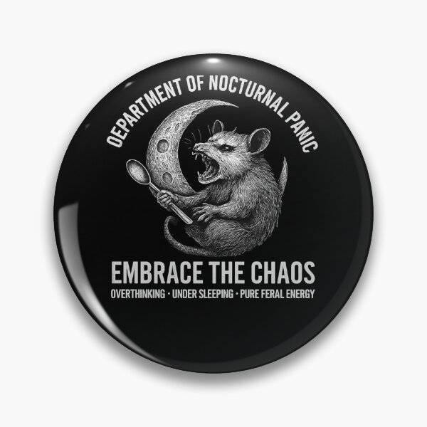Item preview, Embrace the Chaos Raccoon designed and sold by SiarheiYur.