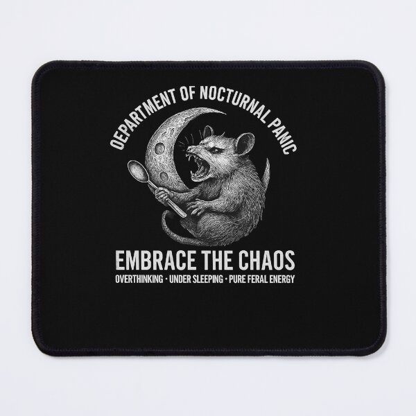 Item preview, Embrace the Chaos Raccoon designed and sold by SiarheiYur.