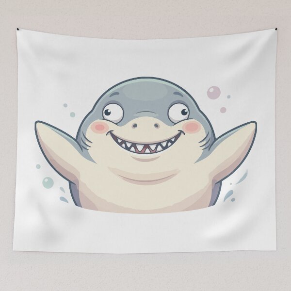 Item preview, Misunderstood Predator Cute Great White Shark designed and sold by Petzzz.
