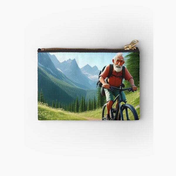 Item preview, Old Man riding a Mountain Bike designed and sold by Colin Bentham.