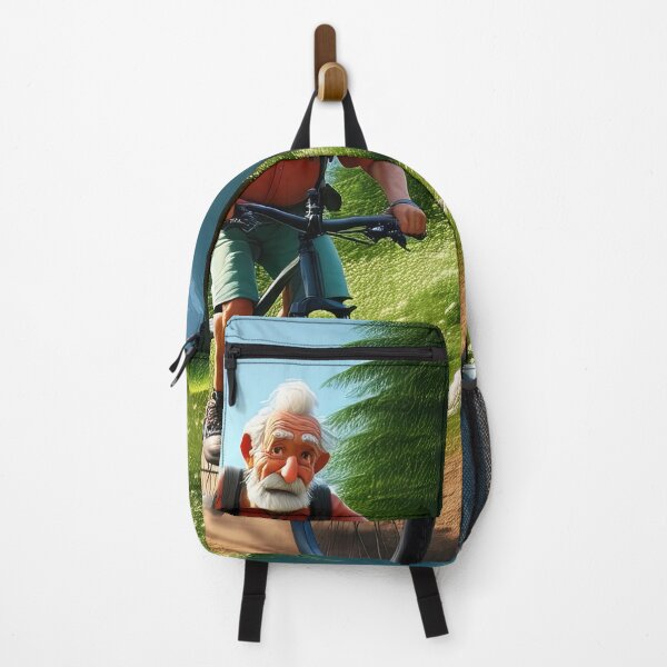 Item preview, Old Man riding a Mountain Bike designed and sold by Colin Bentham.