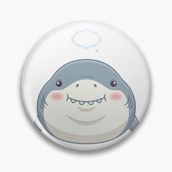 Item preview, Head Empty No Thoughts Derpy Great White Shark designed and sold by Petzzz.