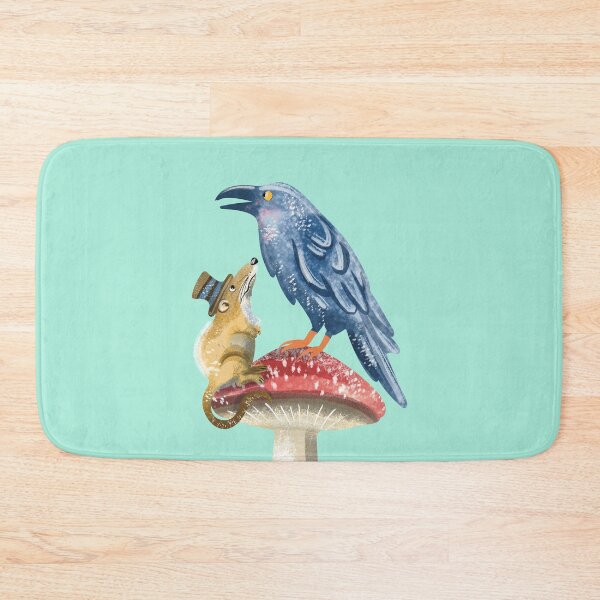 Item preview, Raven and Rat on a Mushroom designed and sold by IvysCreativityHouse.