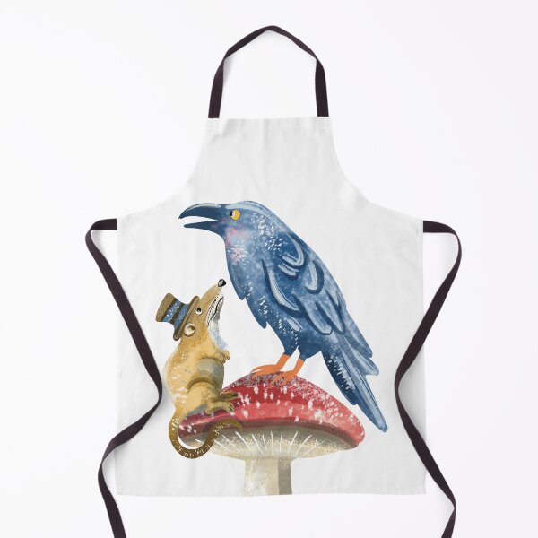Item preview, Raven and Rat on a Mushroom designed and sold by IvysCreativityHouse.