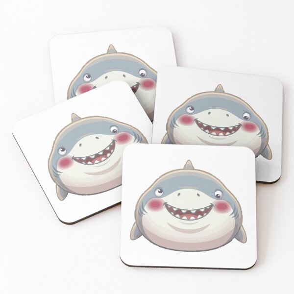 Item preview, Friend Shaped Funny Front Facing Great White Shark designed and sold by Petzzz.