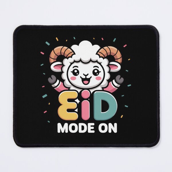 Item preview, Eid Mode On – Cute Sheep Festive Design designed and sold by ABLAT_CREATIONS.