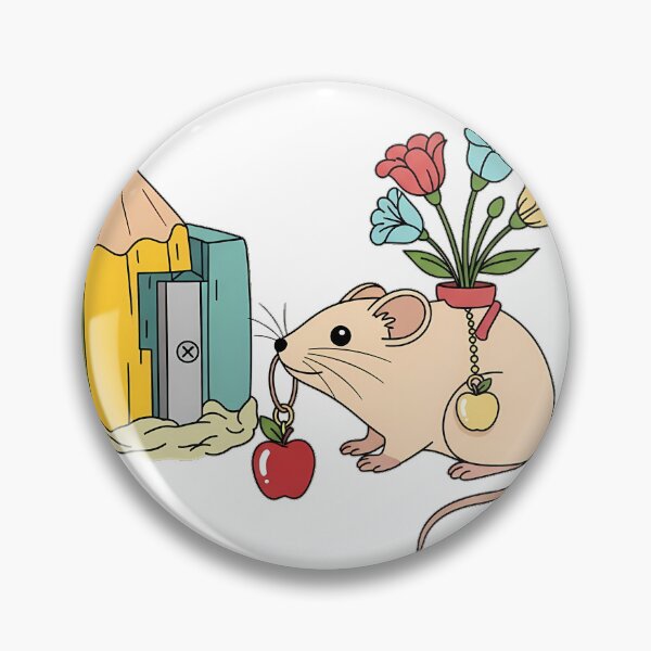 Item preview, Mouse Apple Charm Pencil Sharpener Flower Cluster Gift designed and sold by pumsquare.