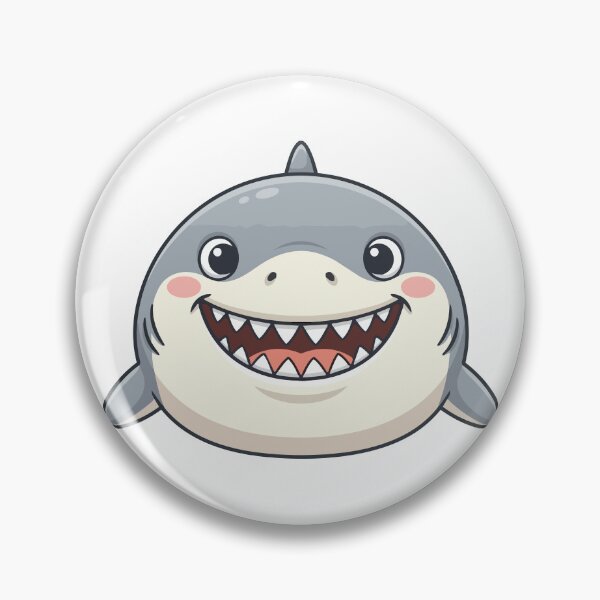 Item preview, Just Happy To Be Here Derp Great White Shark designed and sold by Petzzz.