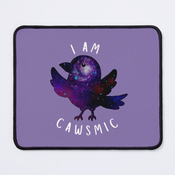 Item preview, I Am Cawsmic Funny Cute Galaxy Crow designed and sold by glowvim.