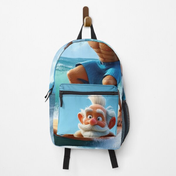 Item preview, Old Man riding a surf board designed and sold by Colin Bentham.
