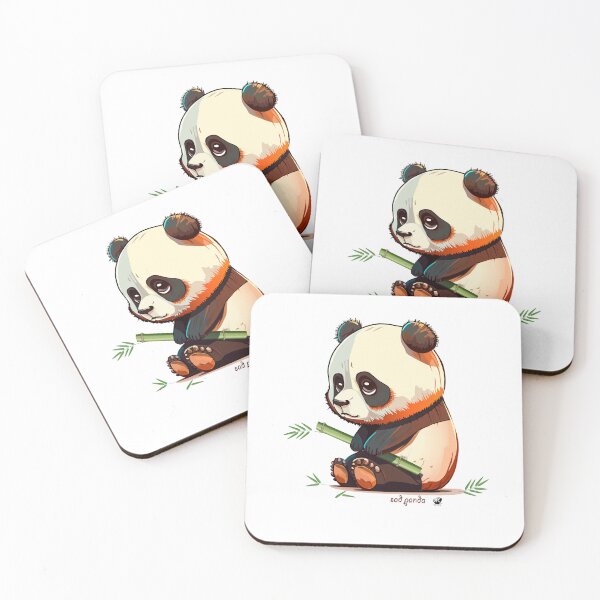 Item preview, Sad Panda with Bamboo designed and sold by Alexandra Kueny.