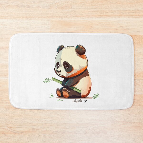 Item preview, Sad Panda with Bamboo designed and sold by Alexandra Kueny.
