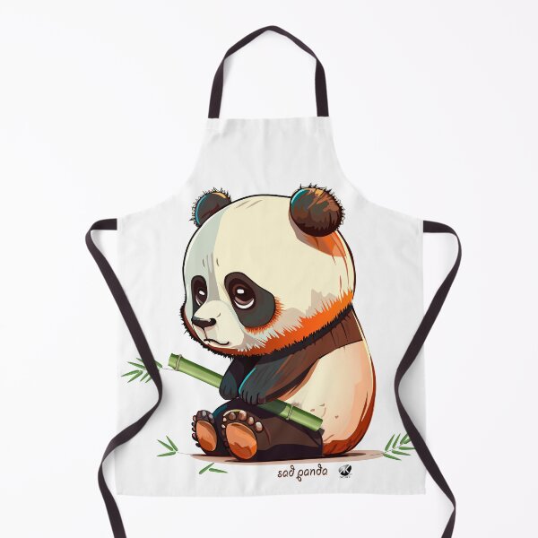 Item preview, Sad Panda with Bamboo designed and sold by Alexandra Kueny.
