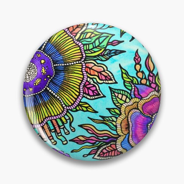 Item preview, OSTARA: Celestial Resonance — Vibrant Maximalist Hand-Drawn Art designed and sold by Bloom Theory.