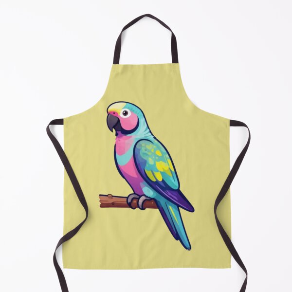 Item preview, Colorful Parrot – Tropical Whimsical Art designed and sold by Dogandesighn.