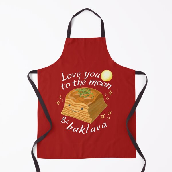 Item preview, Love you to the moon & baklava designed and sold by glowvim.