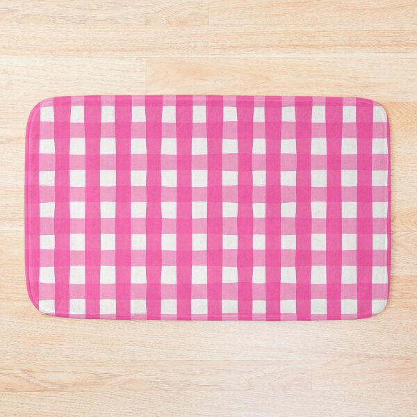 Item preview, plaid zigzagged repeat pattern in pink designed and sold by Dinasworld.