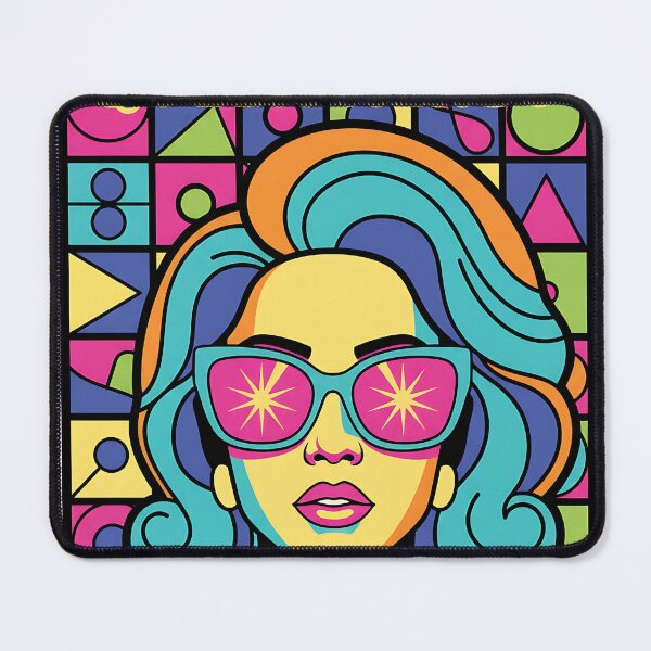 Item preview, Qveen Herby Retro Pop Art Geometric Mosaic designed and sold by iwzzuel.